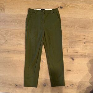 J.Crew High-rise Cameron pant in four-season stretch Size 4 Green Ankle Length